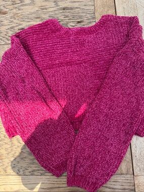 Altar’d State Cozy Crewneck Sweater – Pink